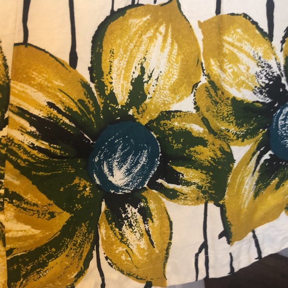 Anthropologie Burgeoning Hypericum Floral Retro Halter Dress - Picture 9 of 13